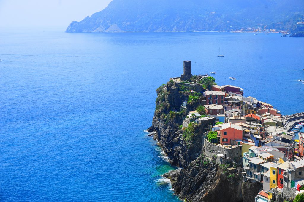 Hiking Cinque Terre - from above