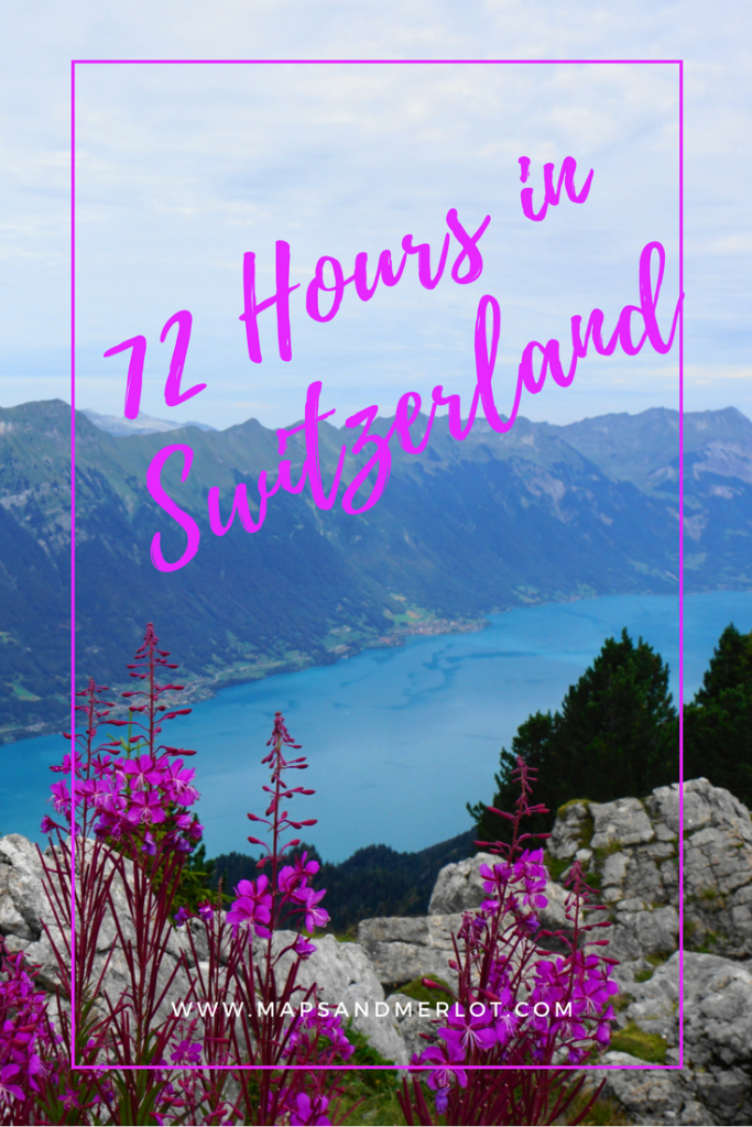 3 Days in Switzerland: Interlaken, Bern, Unterseen, Lucerne, Schyinge Platte