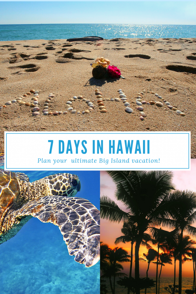 Discover the perfect 7 day itinerary on the Big Island Hawaii (USA). One week on the Big Island Hawaii #hilo #kona #volcano #hawaii