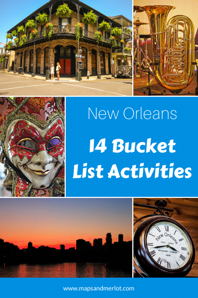 New Orleans bucket list; travel New Orleans; New Orleans itinerary; top tourist attractions in New Orleans