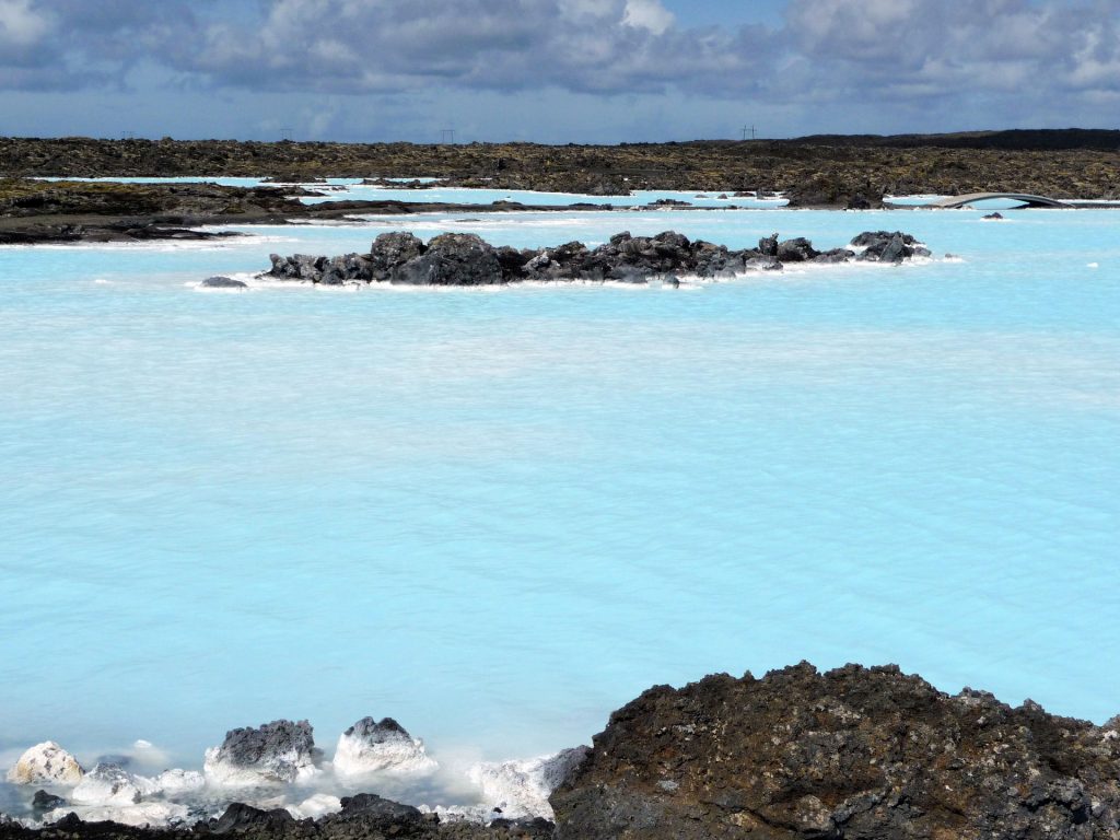 Blue Lagoon in Iceland. Day 1 of your 4 day itinerary in Iceland