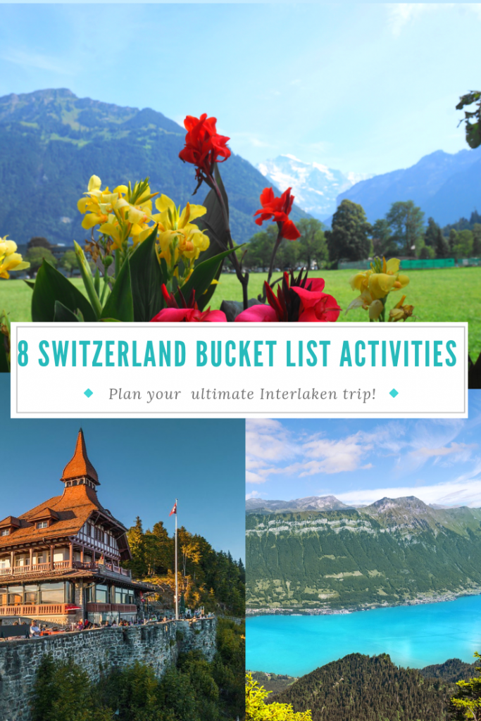 Explore the top Interlaken, Switzerland bucket list activities! #visitinterlaken #switzerland #paraglide