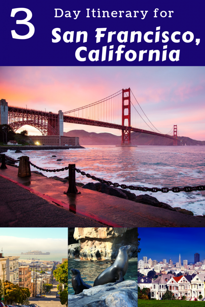 Plan the perfect 3 day San Francisco itinerary! #sanfrancisco #california #goldengatebridge
