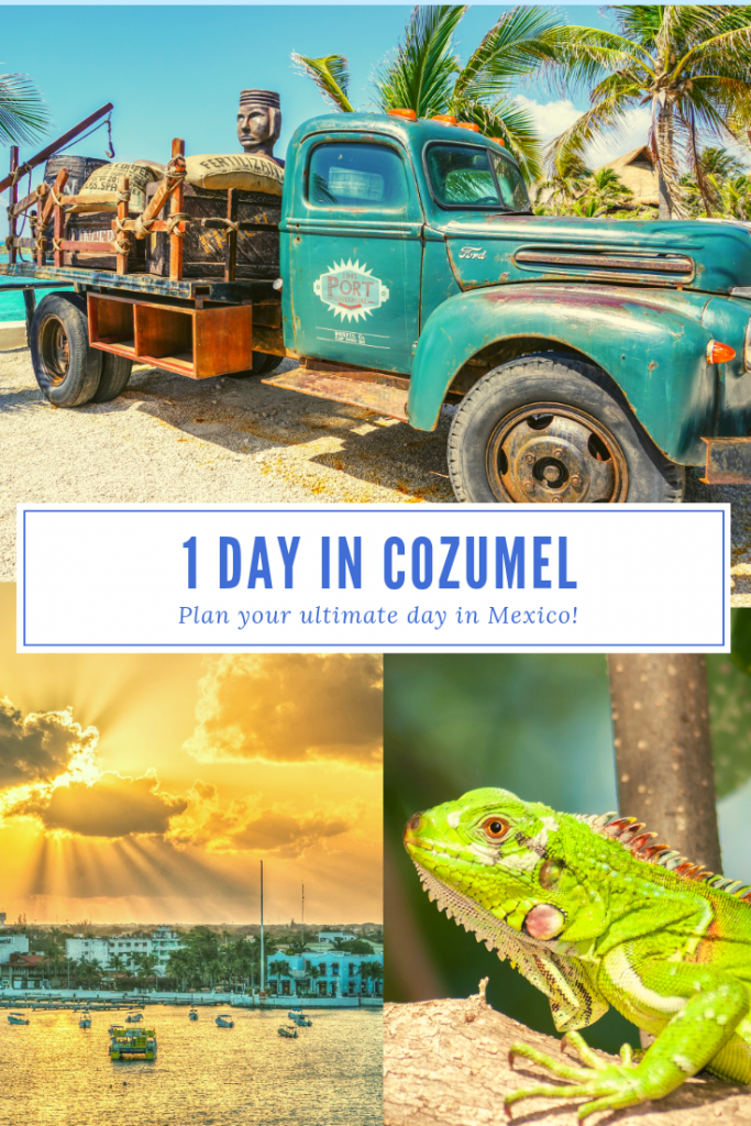 Plan the perfect 1 day in Cozumel, Mexico! These photos will show you why this paradise needs to be your next vacation! #cozumel #mexico #visitcozumel