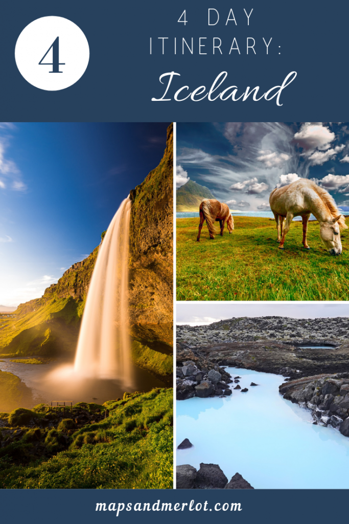 4 Day Itinerary in Iceland in summer- see highlights of the Golden Circle, South Shore, Reykjavik, and the Blue Lagoon
