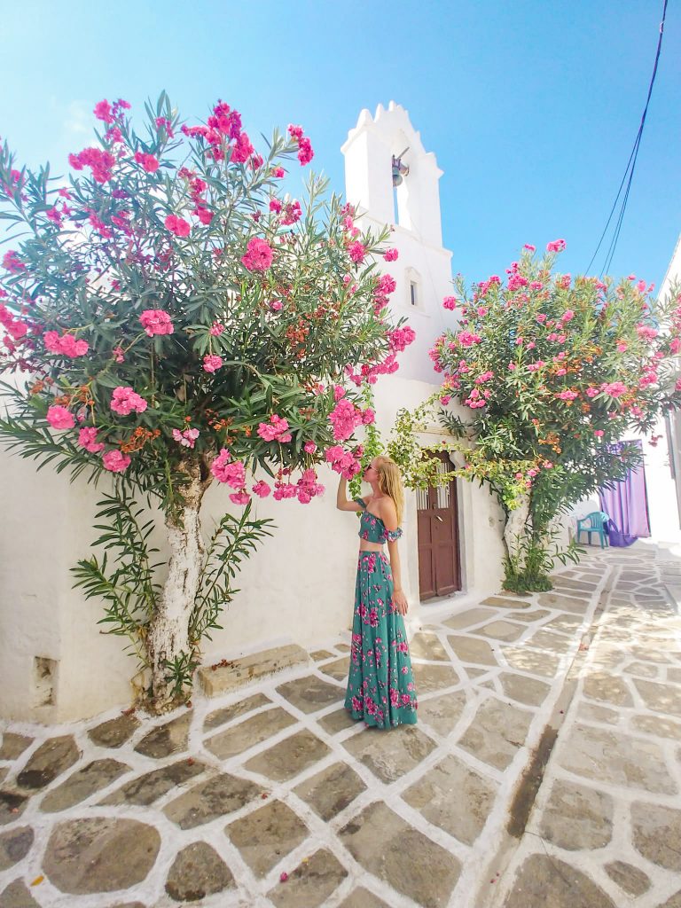 White Church in Parikia, Paros - top Instagram spots on Paros