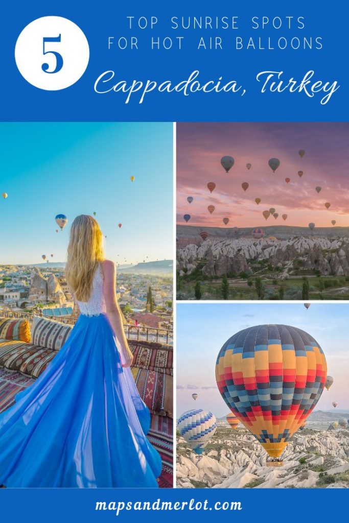 5 top sunrise spots in Cappadocia to watch hot air balloons