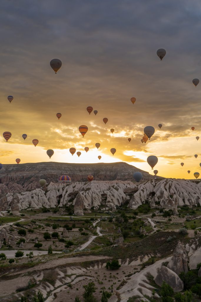 Cappadocia sunrise spot - Love Valley from a hot air balloon