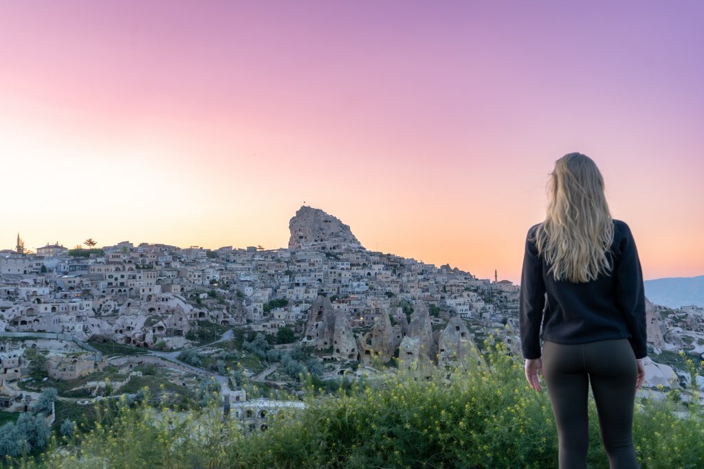 Cappadocia sunset spot - Uchisar Castle Overlook