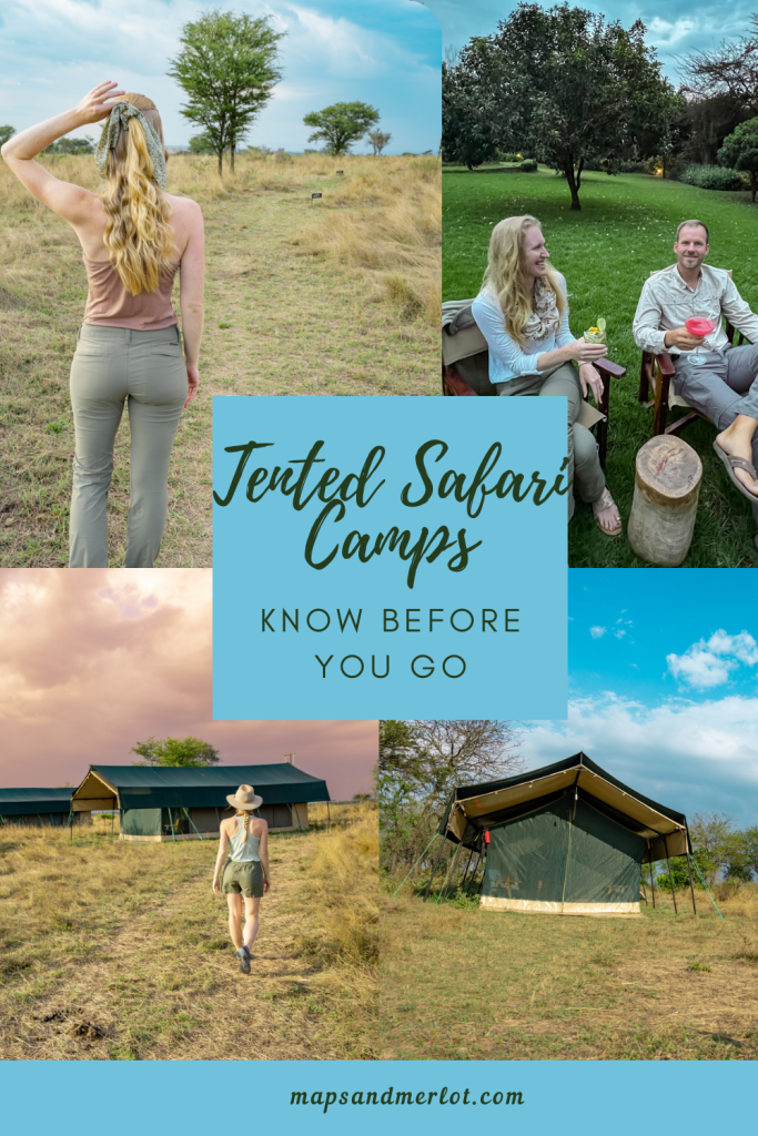 what to know about staying in tented safari camps